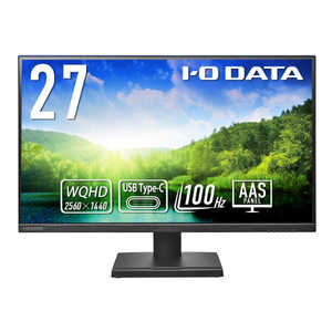 IOf[^ 5NۏUSBType-CځWQHD 100Hzt m27^ /WQHD(2560×1440) /Chn ubN LCD-CQ270SAX