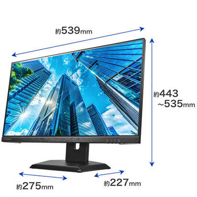 IOデータ 「5年保証」100Hzフリースタイルスタンドワイド液晶 ［23.8型