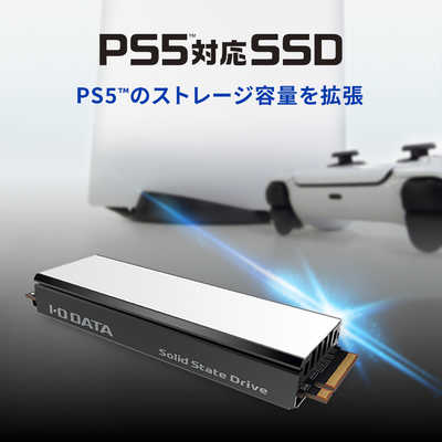 IOデータ PS5対応 M.2 拡張SSD ヒートシンク付 4TB HNSSD-4P5A の通販