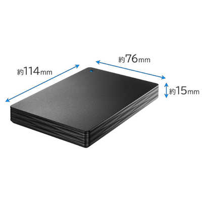 IOデータ かんたんデータ移行アプリ内蔵ポータブルHDD 1TB
