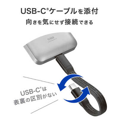 IOデータ 【アウトレット】MagSafe対応 USB 20GbpsポータブルSSD 500GB