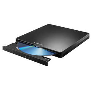 IOデータ USB-A コネクター対応 保存ソフト付きポータブルブルーレイドライブ ブラック 