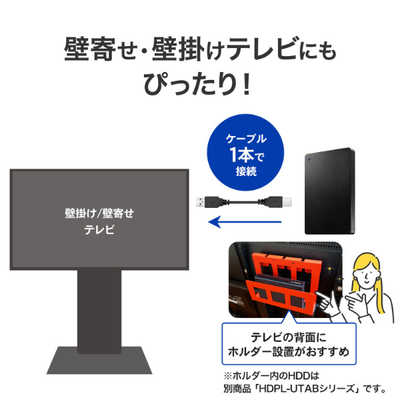 IOデータ USB 5Gbps対応ポータブルハードディスク ［2TB / ポータブル
