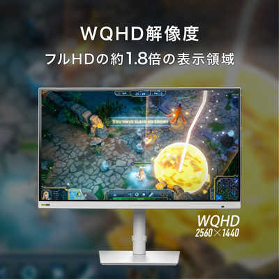 IOデータ 320HzWQHD対応ゲーミングモニター KH-GDQ271RAW GigaCrysta