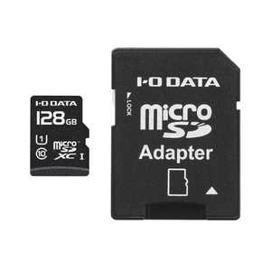 IO�f�[�^ UHS-I UHS �X�s�[�h�N���X1�Ή� microSD�������[�J�[�h(SD�J�[�h�ϊ��A�_�v�^�[�t��) �mClass10 / 128GB�n MSDU1-128G/NC