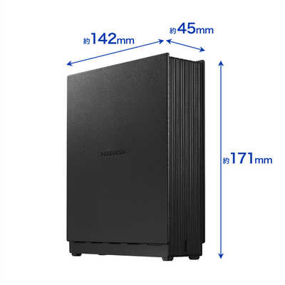 IOデータ 法人向け1ドライブNAS(ネットワークHDD)3年保証 4TB ブラック