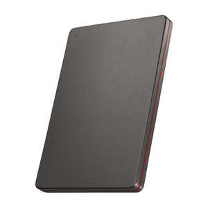 IOデータ USB 5GbpsUSB-A対応ポータブルHDD 1TB ［ポータブル型］ Black×Red HDPX-UTS1KB