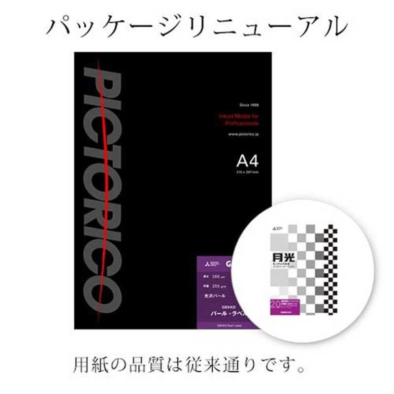 ピクトリコ ピクトリコ GEKKO パール･ラベル(A4･20枚 GKN‐A4/20 GKN‐A4/20