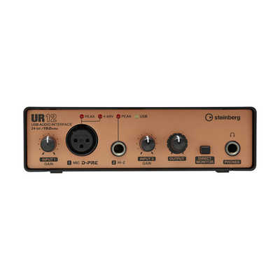 STEINBERG USBオーディオインターフェイス UR12 Black & Copper