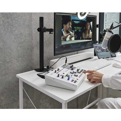 ヤマハ YAMAHA ライブストリーミングミキサー ホワイト AG08W の通販