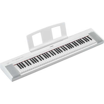 ヤマハ YAMAHA 電子キーボード ホワイト ［76鍵盤］ NP-35WH の通販 