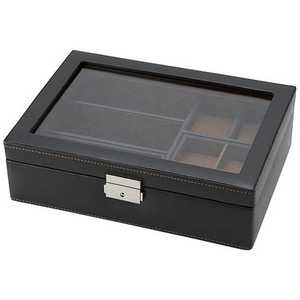 名古屋眼鏡 メガネケース メンズボックスL BK 240-576