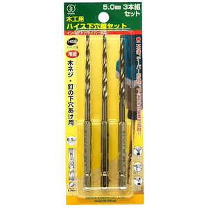 大西工業 大西 ハイス下穴錐 3本組 大西 No.21 オオニシハイスシタアナキリ 大西工業 大西 ハイス下穴錐 3本組 大西 No.21 オオニシハイスシタアナキリ