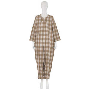 竹虎 フドーねまきA 厚手 M チェックベージュ 107093