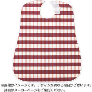 竹虎 ソフラピレン エプロン ボーダーチェックロング ピンク 102310