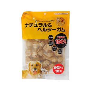 ペットプロジャパン ペットプロ ナチュラル & ヘルシーガム 骨型 ミニ 18本 ペットプロジャパン ペットプロ ナチュラル & ヘルシーガム 骨型 ミニ 18本