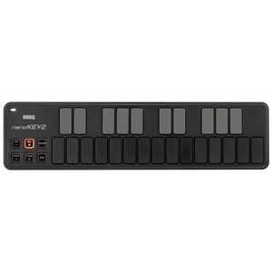 コルグ KORG 〔USB MIDIコントローラー〕 nanoKEY2 ブラック NANOKEY2BK コルグ KORG 〔USB MIDIコントローラー〕 nanoKEY2 ブラック NANOKEY2BK