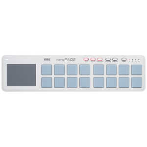 コルグ KORG USB MIDIコントローラー nanoPAD2 ホワイト NANOPAD2WH コルグ KORG USB MIDIコントローラー nanoPAD2 ホワイト NANOPAD2WH