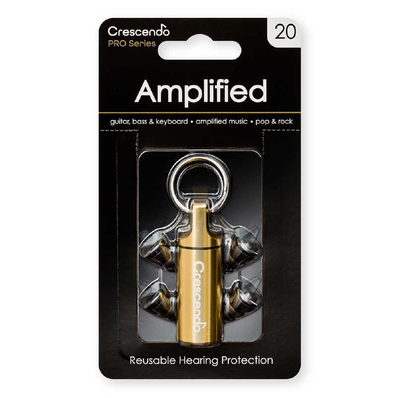 CRESCENDO CRESCENDO 音楽用耳栓（ポップス・ロック用） Amplified20 Amplified20