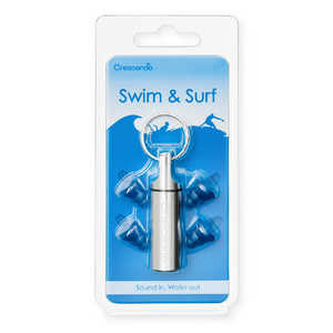 CRESCENDO 水泳・サーフィン用耳栓 Swim & Surf5 CRESCENDO 水泳・サーフィン用耳栓 Swim & Surf5