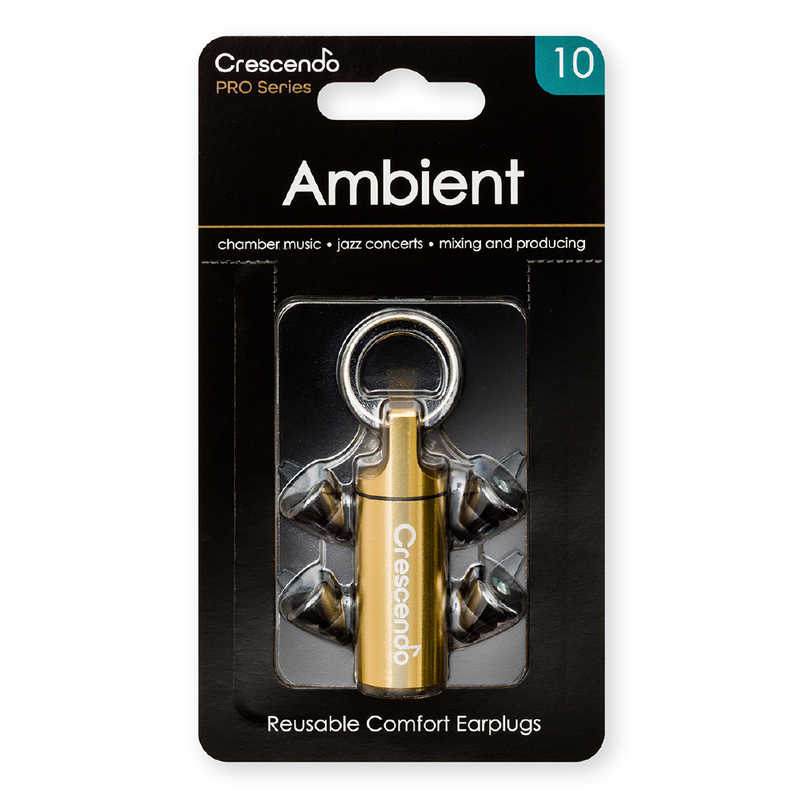 CRESCENDO CRESCENDO 音楽用耳栓（室内音楽・ジャズ用） Ambient10 Ambient10