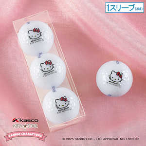 キャスコ KIRA STAR×サンリオ(ハローキティ) 3P ［3球(1スリーブ)］ KIRASTAR2Nハローキティ3P