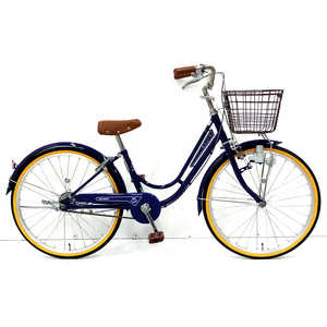 丸石サイクル 22型 子供用自転車 メリーベル(ネイビー/シングルシフト)【組立商品につき返品不可】 MB22J