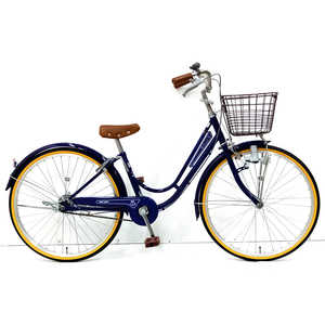 丸石サイクル 子供用自転車 24型 メリーベル(シングルシフト) ネイビー【組立商品につき返品不可】 MB24J