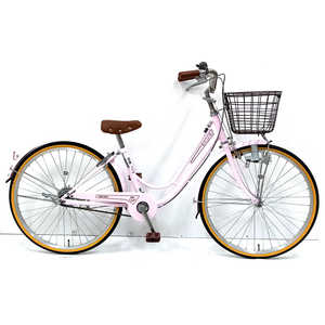 丸石サイクル 24型 子供用自転車 メリーベル(ピンク/シングルシフト)【組立商品につき返品不可】 MB24J