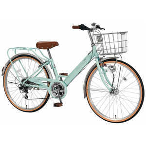 丸石サイクル 子供用自転車 26インチ フレッシュタウンJr FRESH TOWN (外装6段変速) グレイッシュミント 【組立商品につき返品不可】 FVP266CRR 丸石サイクル 子供用自転車 26インチ フレッシュタウンJr FRESH TOWN (外装6段変速) グレイッシュミント 【組立商品につき返品不可】 FVP266CRR