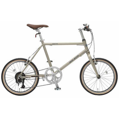 maruisi ミニベロ 小径車 ホワイト ブラウンサドル 【公式通販】