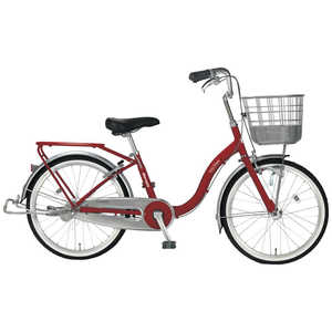 丸石サイクル 自転車 ティータイム Tea Time [22インチ] エンジ 【組立商品につき返品不可】 TTP22R