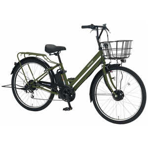 自転車】電動アシスト自転車 グラウスアシスト 26インチ 外装6段
