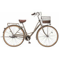 丸石サイクル 自転車 プルミエールベルト [内装3段/27インチ] ブラウン