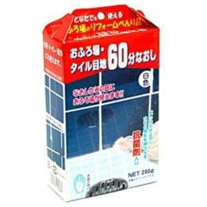 ミラコン タイル目地60分なおし(白) 200g ﾀｲﾙﾒｼﾞ60ﾌﾟﾝｼﾛ_