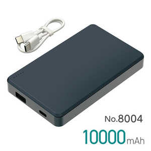 �綶���� ����Υ�Х���Хåƥ꡼ 10000mAh �֥�å� No.8004
