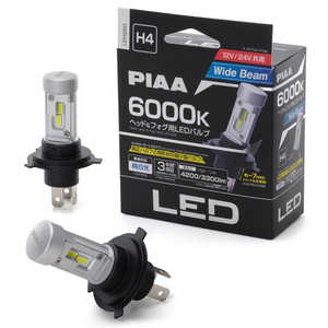 PIAA �w�b�h���t�H�O�pLED�o���u 6000K H4 �����P�xLED�R���g���[���[���X�V���[�Y LEH260