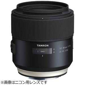 タムロン カメラレンズ ［キヤノンEF /単焦点レンズ］ ブラック SP 85mm F/1.8 Di VC USD (Model F016)