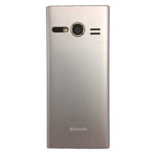 「au純正」背面カバー[MARVERA KYF35対応 ] KYF35TSA パールシルバー