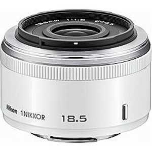 ニコン　Nikon カメラレンズ ［ニコン 1 /単焦点レンズ］ ホワイト 1 NIKKOR 18.5mm f/1.8