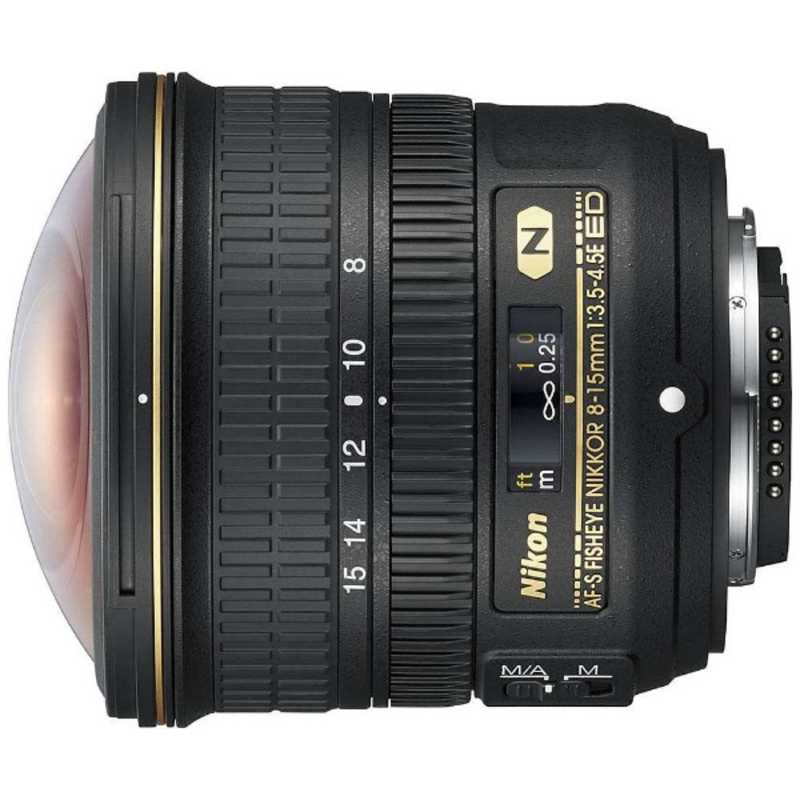 ニコン　Nikon ニコン　Nikon カメラレンズ ［ニコンF /ズームレンズ］ ブラック AF-S Fisheye NIKKOR 8-15mm f/3.5-4.5E ED AF-S Fisheye NIKKOR 8-15mm f/3.5-4.5E ED