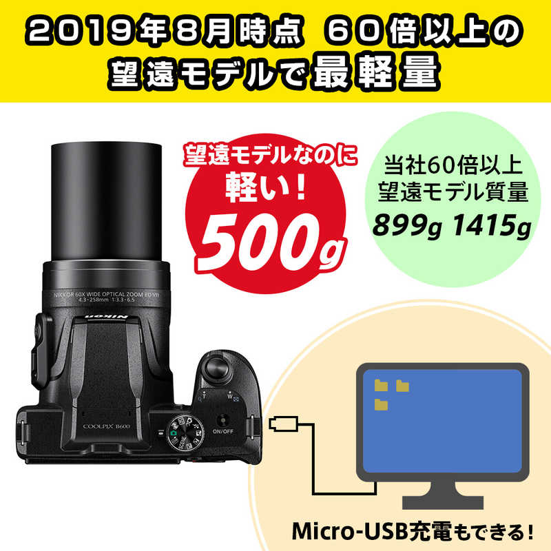ニコン　Nikon ニコン　Nikon デジタルカメラ B600RD B600RD