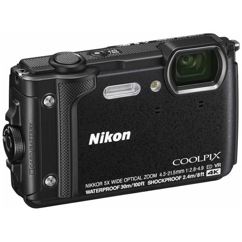 ニコン　Nikon ニコン　Nikon デジタルカメラ W300BK W300BK