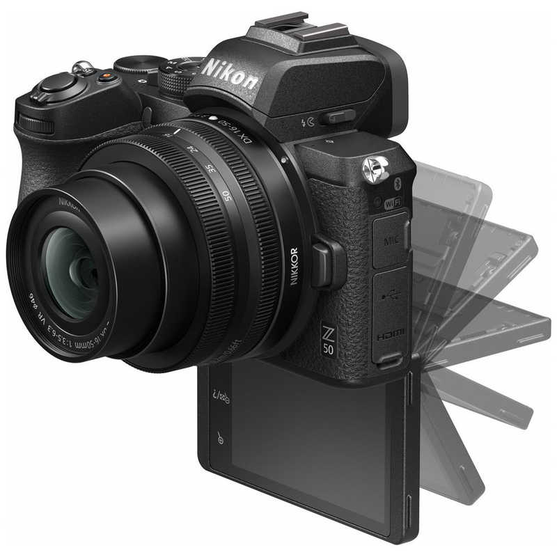 ニコン　Nikon ニコン　Nikon ミラーレス一眼カメラ(ダブルズームレンズキット)ブラック Z50 Z50
