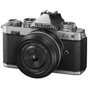 ニコン Nikon ミラーレス一眼カメラ(レンズキット)ブラック ZFCLK28SE