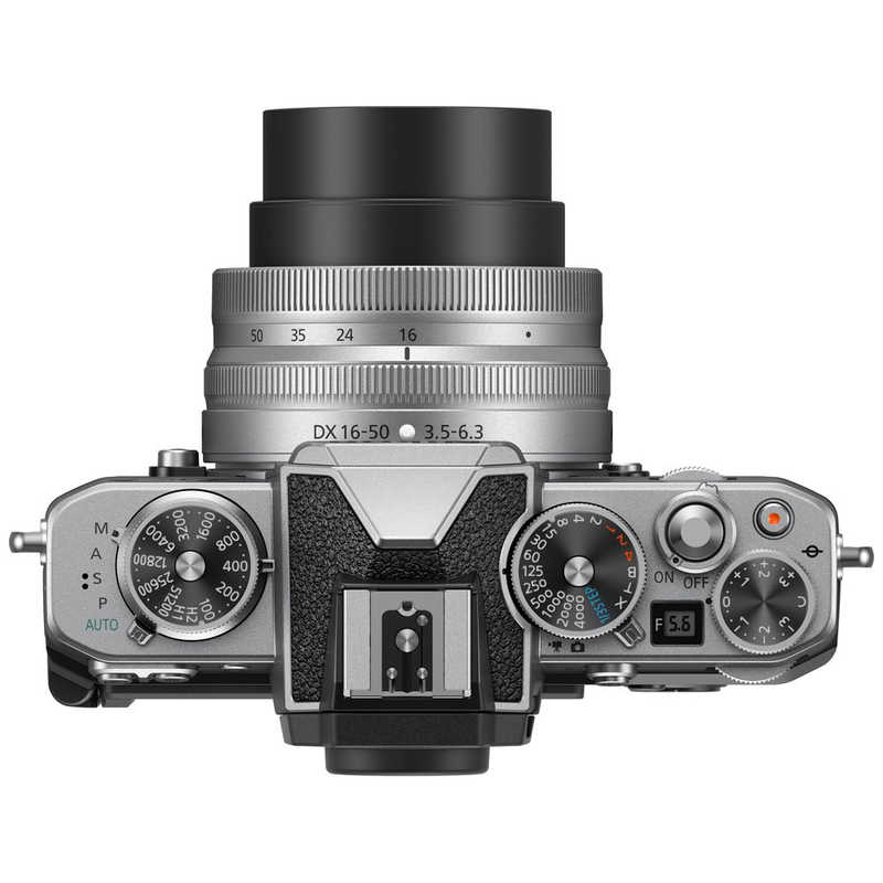 ニコン　Nikon ニコン　Nikon ミラーレス一眼カメラ Z fc 16-50 VR レンズキット シルバー Z fc 16-50 VR レンズキット シルバー