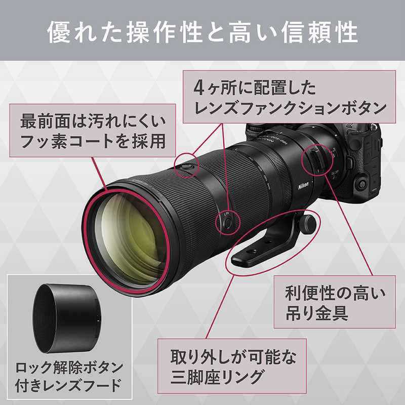ニコン　Nikon ニコン　Nikon カメラレンズ ［ニコンZ /ズームレンズ］ NIKKOR Z 180-600mm f/5.6-6.3 VR NIKKOR Z 180-600mm f/5.6-6.3 VR