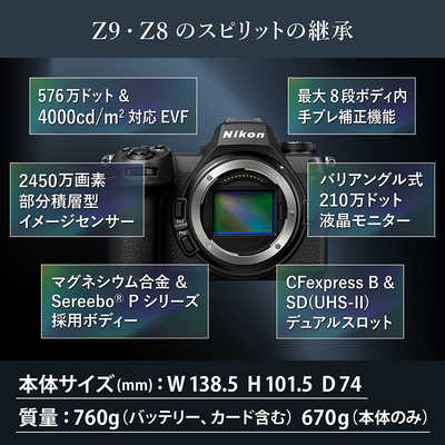 ニコン Nikon ミラーレス一眼カメラ Z6III 24-120 レンズキット