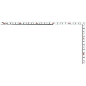 シンワ測定 シンワ 曲尺_ホワイト名作30cm表裏同目 11100