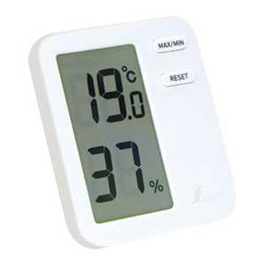 シンワ測定 デジタル温湿度計HomeA白73044 73044_